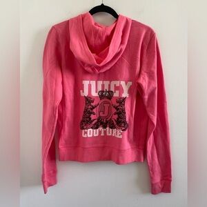 Juicy Couture Vintage Y2K Pink Graphic Hoodie Size XL NEW W Tag **FLAW**